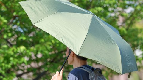 体感温度マイナス10度！独自生地で涼しさを追求した晴雨兼用の折りたたみ傘を発見したぞ